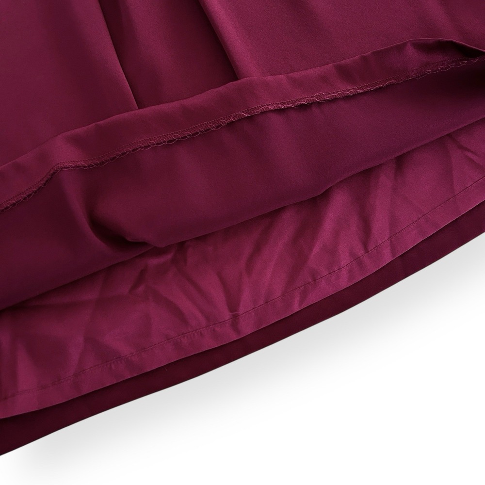 Eileen Fisher Women Med M Hibiscus Red Stretch Silk Charmeuse Sleeveless Top NWT - Picture 9 of 14